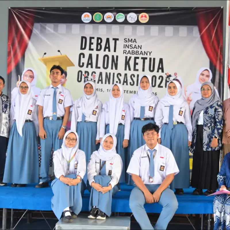 Regenerasi Organisasi SMA Insan Rabbany 2026: Dari Debat hingga Pemungutan Suara