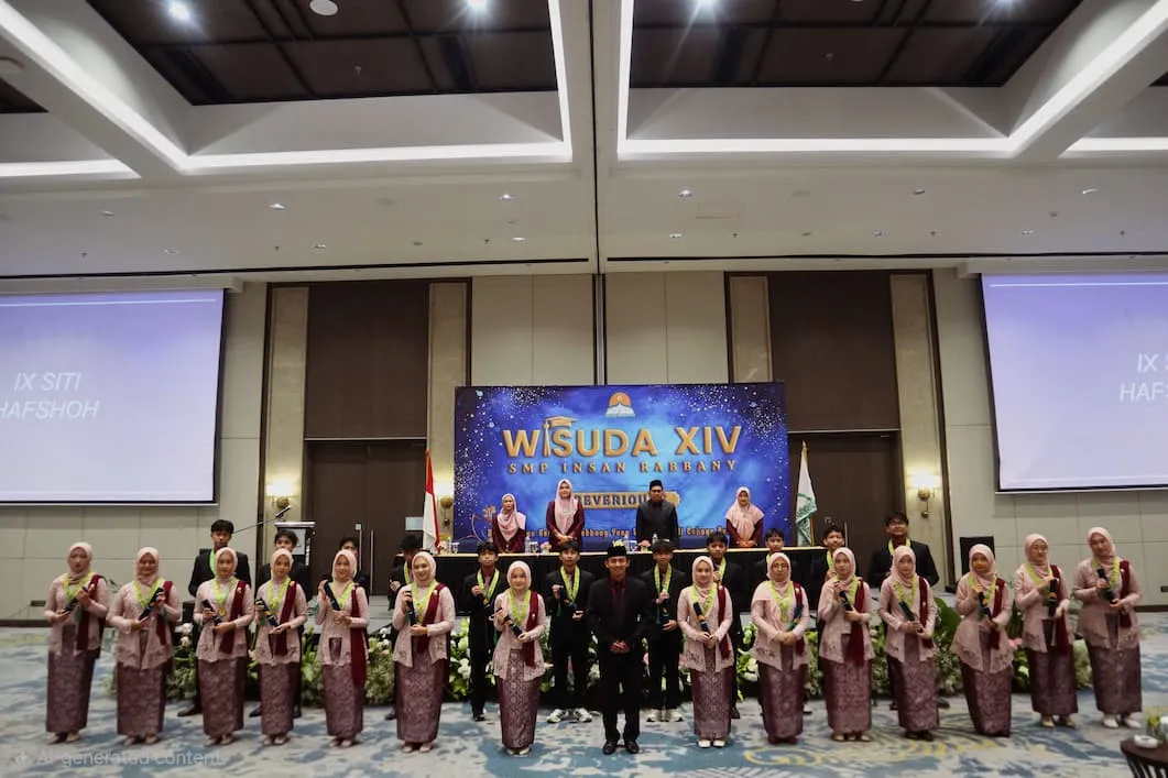 Wisuda Angkatan XIV Reveriouns SMP Insan Rabbany Tahun Ajaran 2025/2026: Mewujudkan Generasi Rabbany yang Siap Menjadi Cahaya Peradaban foto 3